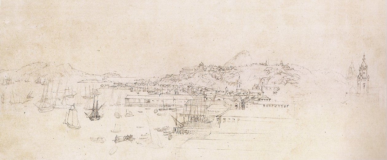 Étude pour une vue prise de l