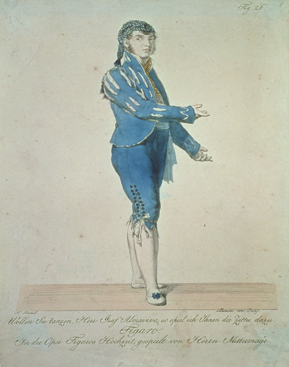 Figaro, valet du comte Almaviva, de 