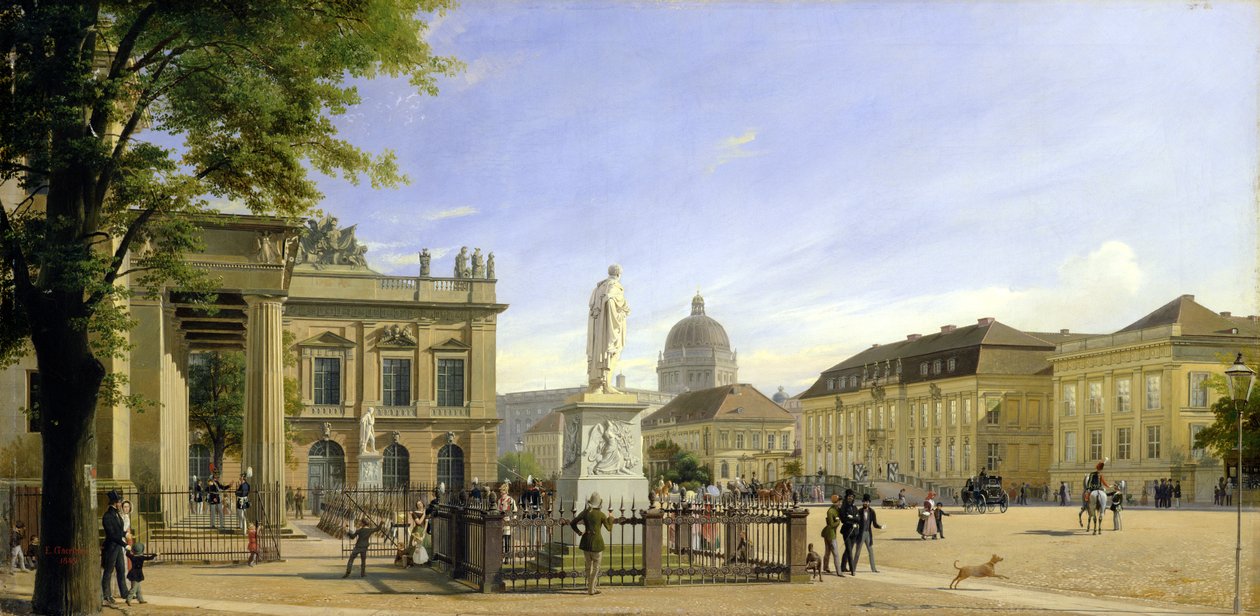Nouvelle Garde, Arsenal, Palais du Prince et Château à Berlin, 1849 - Johann Philipp Eduard Gartner