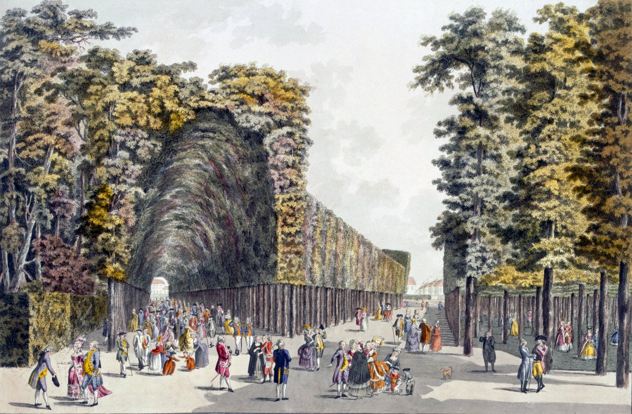 Promenade Limegrove, Augarten, Vienne, années 1790 - Johann Ziegler