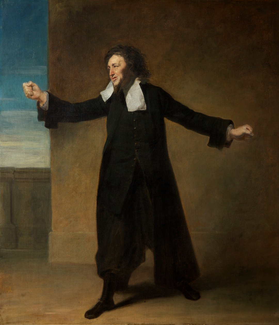 Charles Macklin en Shylock dans 