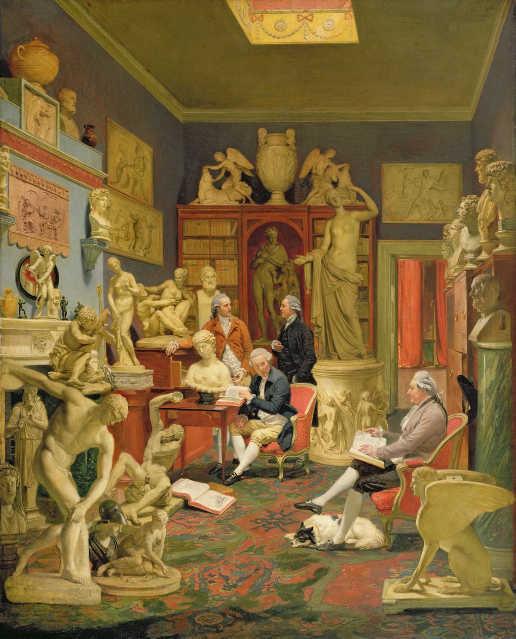 Charles Townley et ses amis dans la galerie Towneley, 33 Park Street, Westminster, 1781-83 - Johan Joseph Zoffany