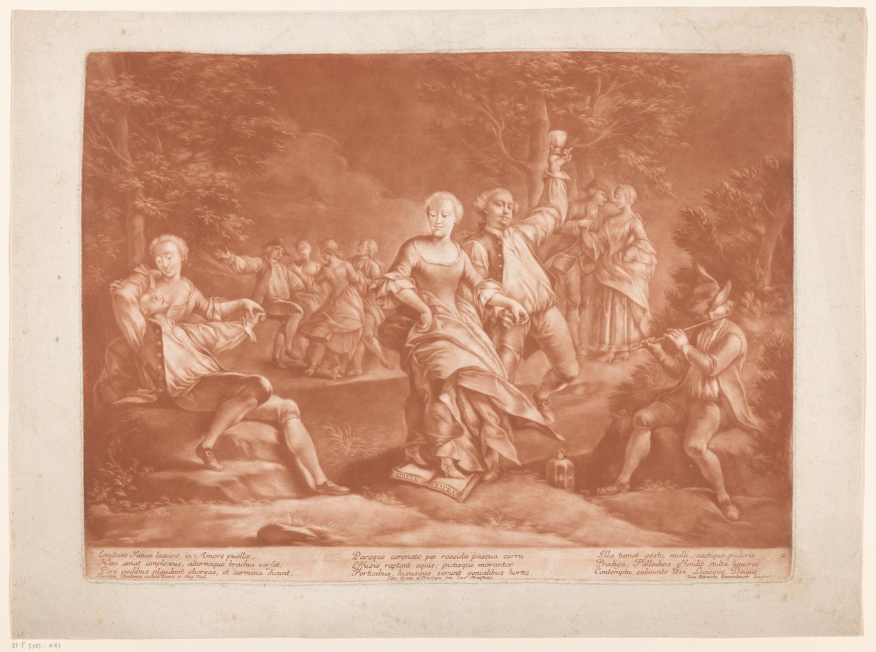 Fête dansante en plein air - Johann Baptist Enzensberger