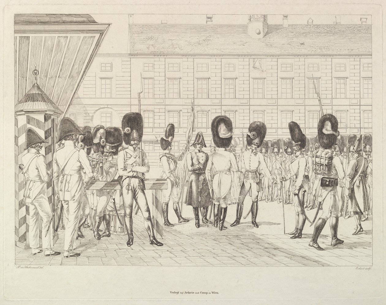 Grenadiers autrichiens - Johann Christian Erhard