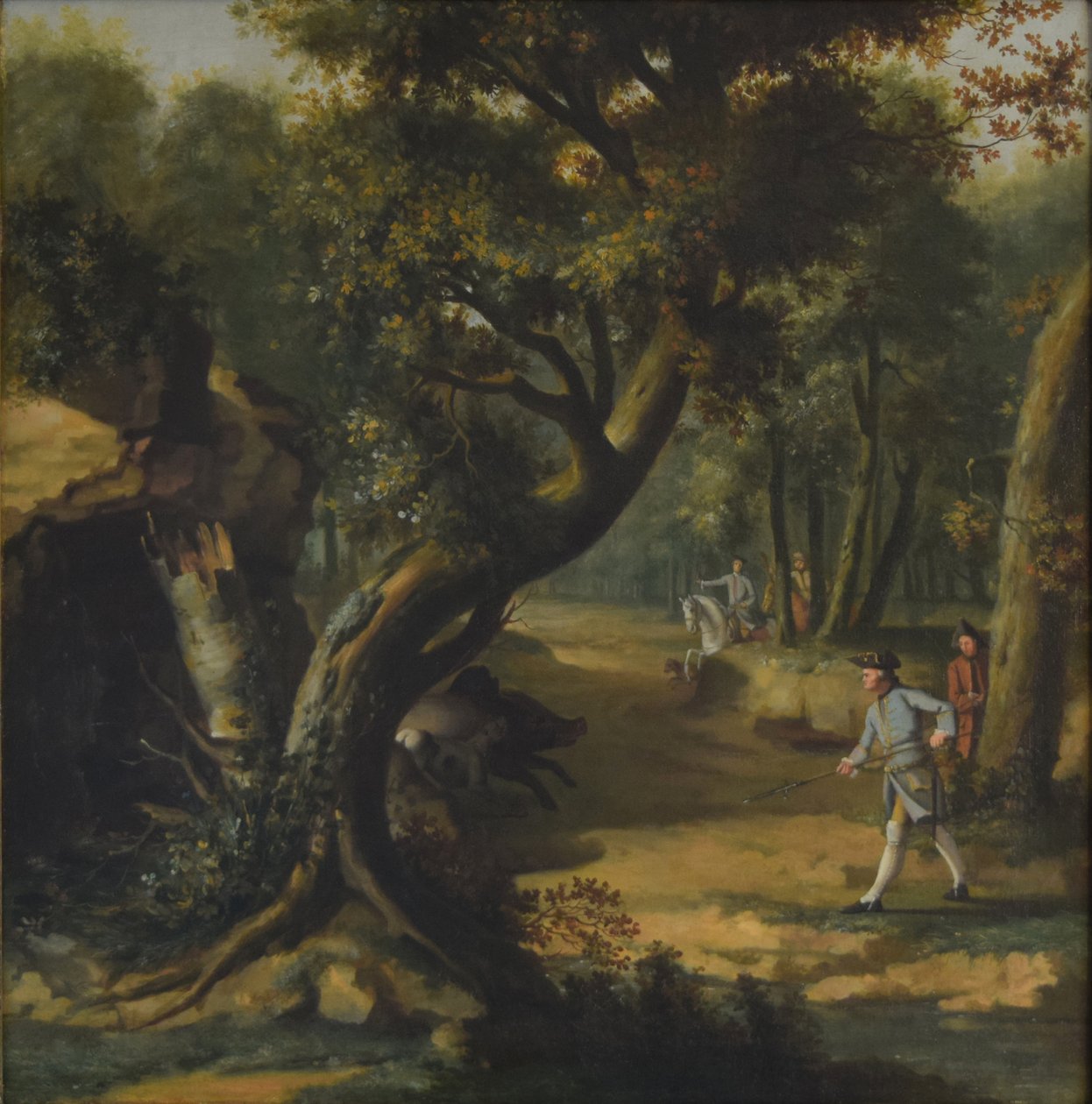 Chasse au sanglier - Johann Christian Klengel