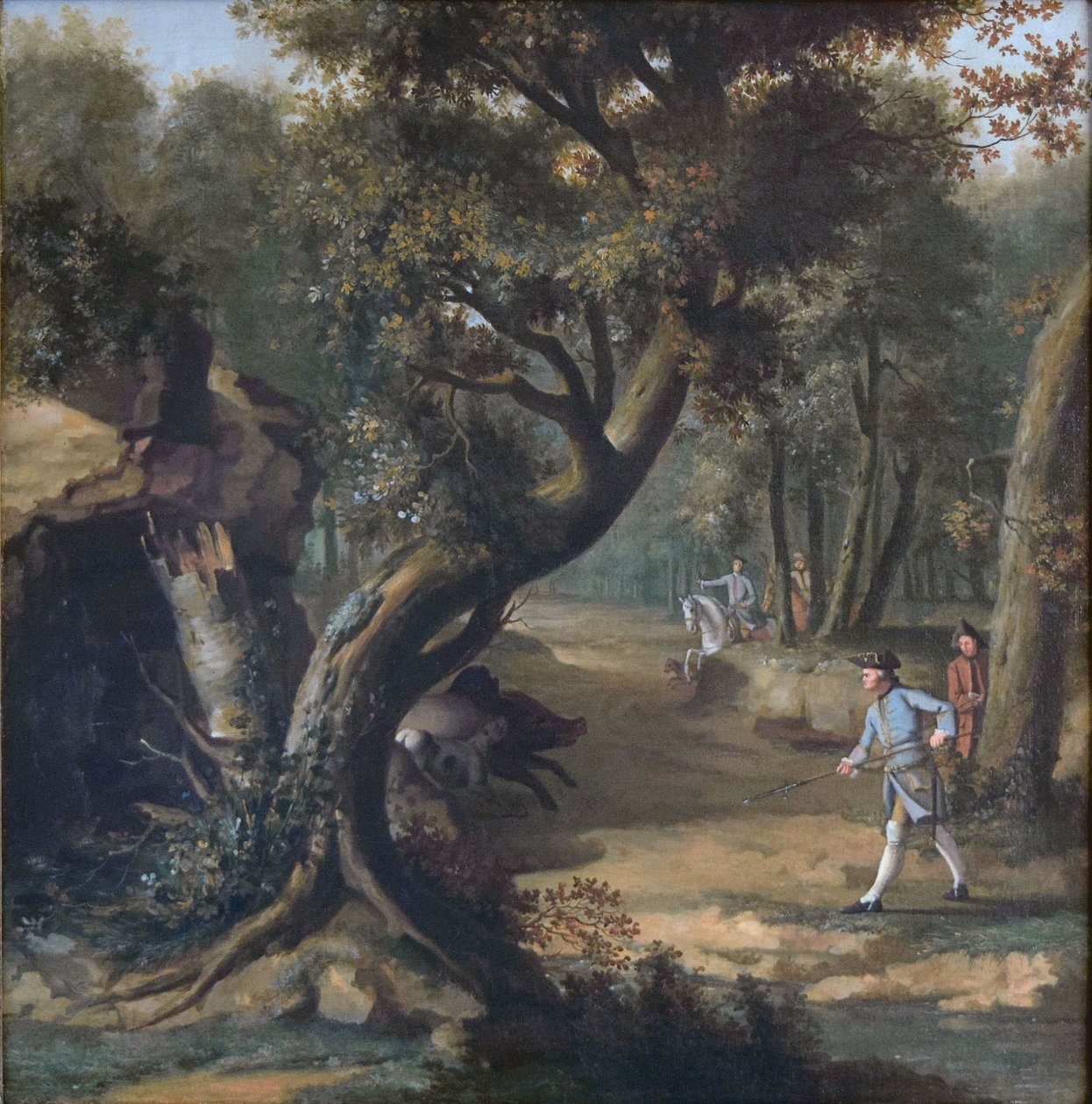 Chasse au sanglier - Johann Christian Klengel