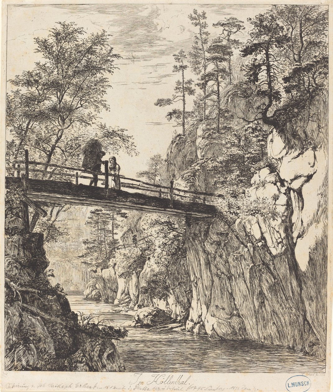 Dans la vallée de Höllen - Johann Christoph Erhard