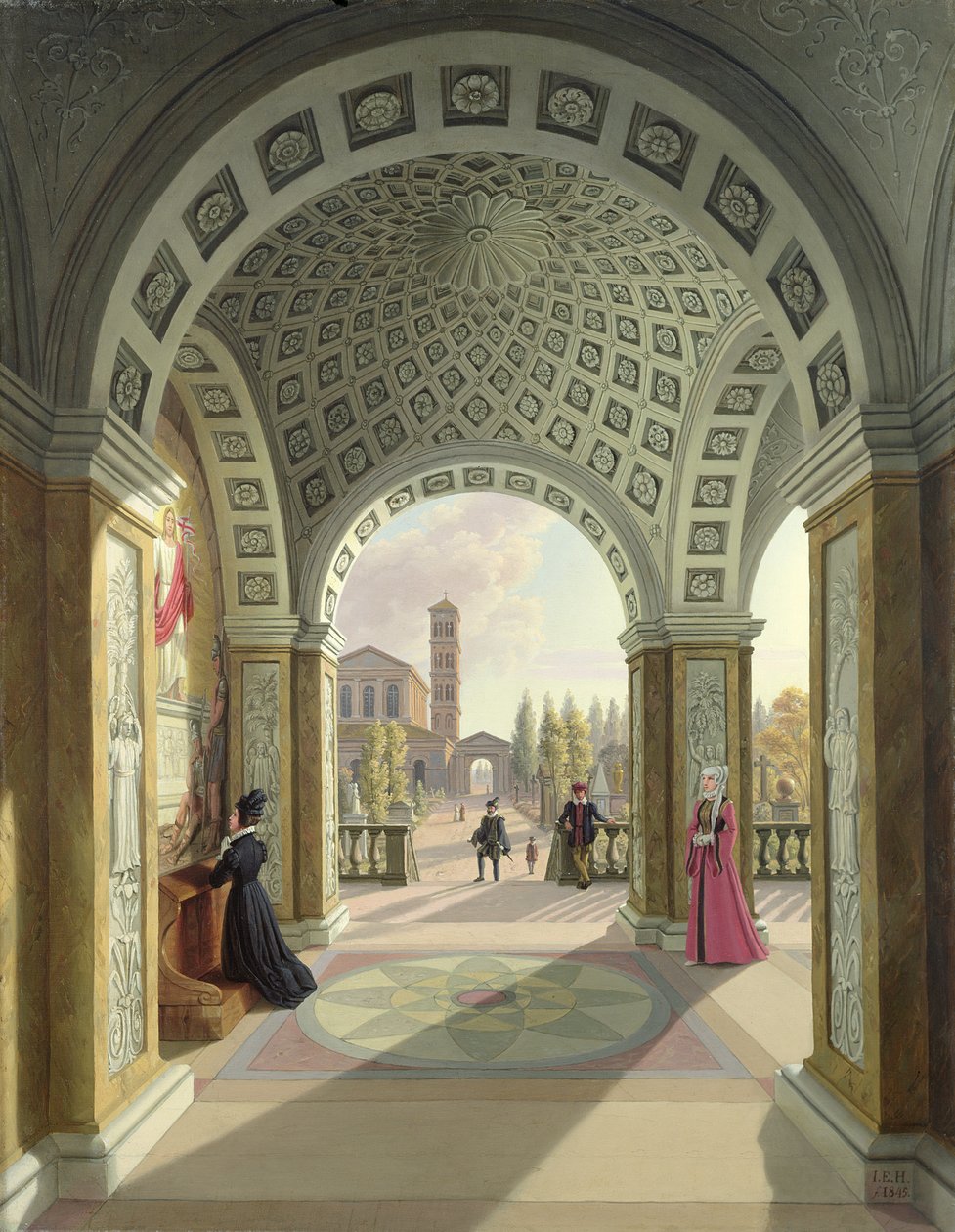 Cimetière Italien, 1845 - Johann Erdmann Hummel