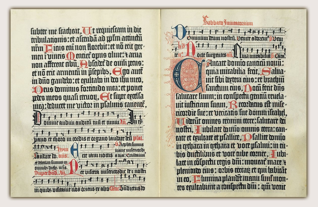 Psautier de Mayence - Johann Fust and Peter Schoeffer