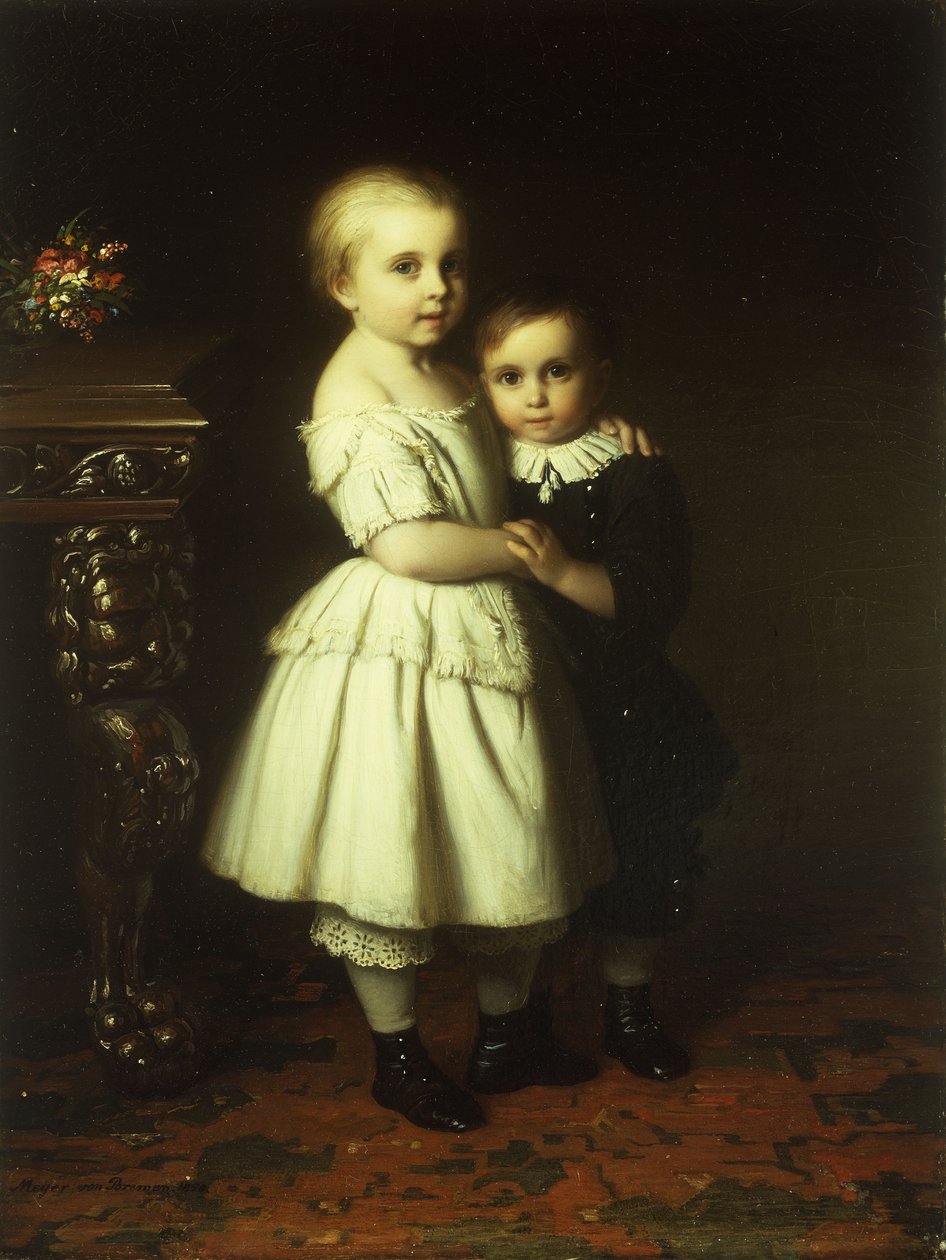 Amour fraternel, 1858 - Johann Georg Meyer