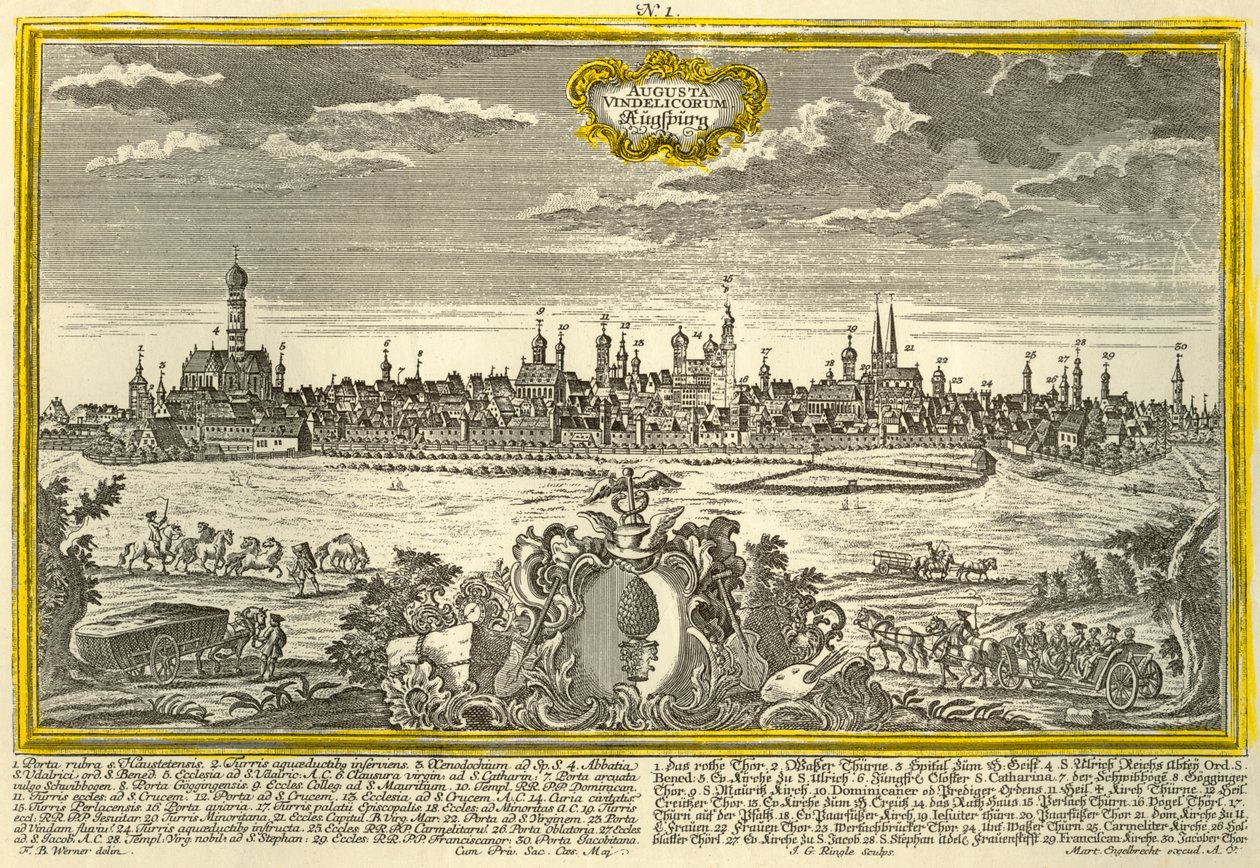 Augsbourg, vers 1740 - Johann Georg Ringlin