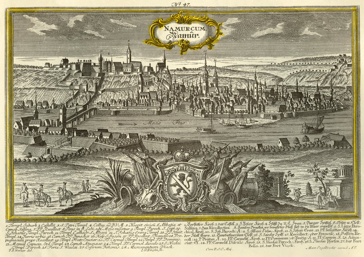 Namur, c1740 - Johann Georg Ringlin