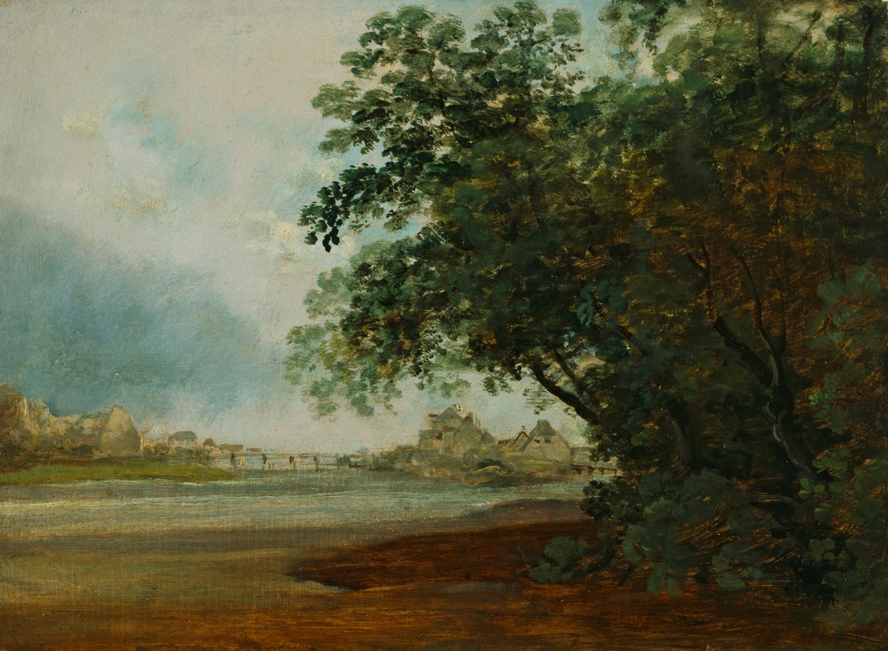 Isar avec Praterinsel - Johann Georg von Dillis