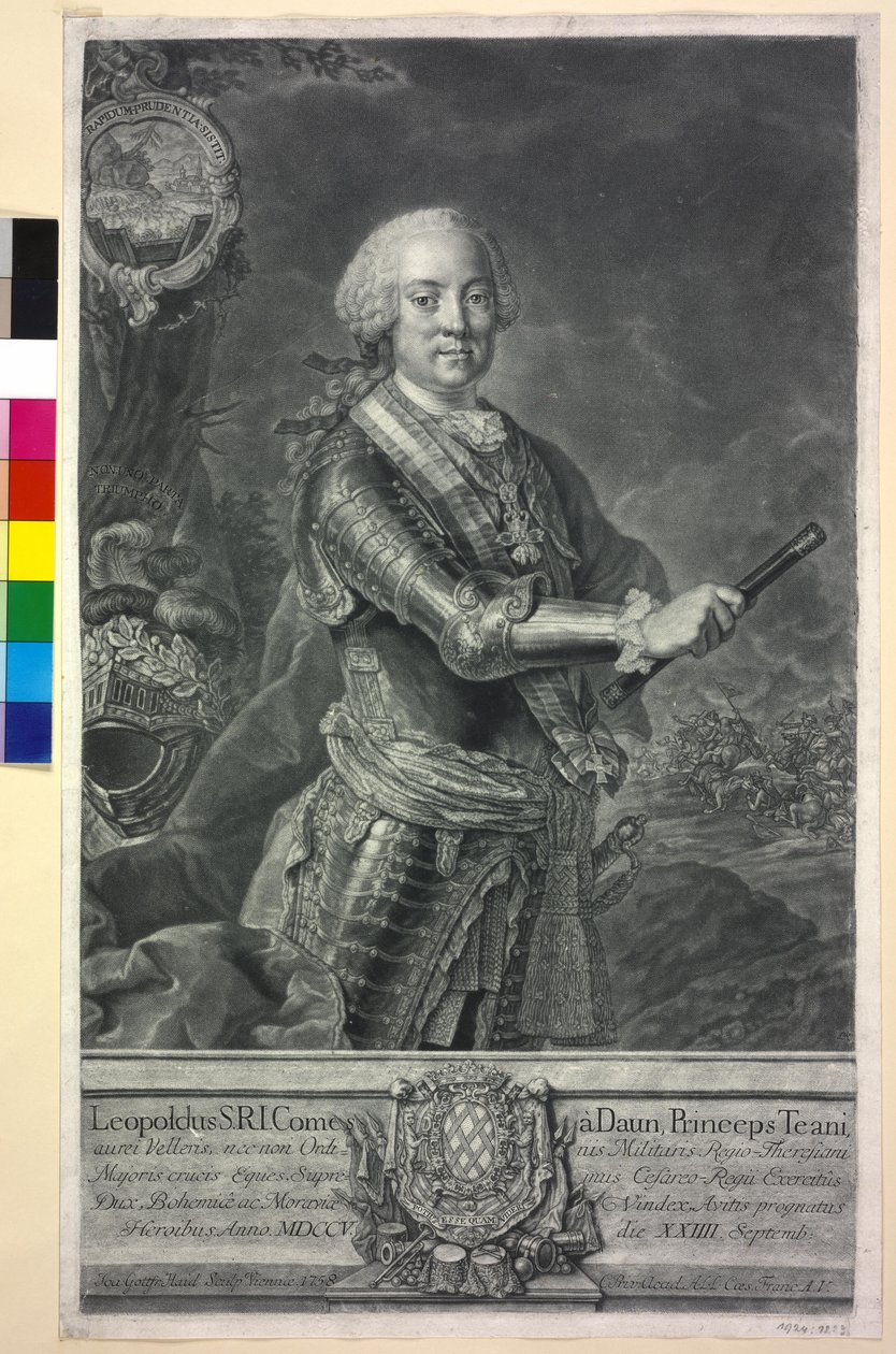 Leopold comte Daun - Johann Gottfried Haid