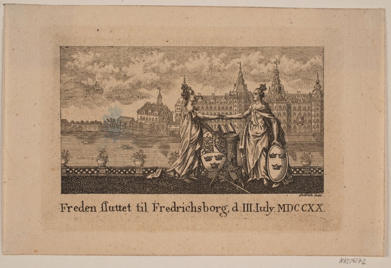 La paix conclue à Frederiksborg - Johann Gottlieb Friedrich