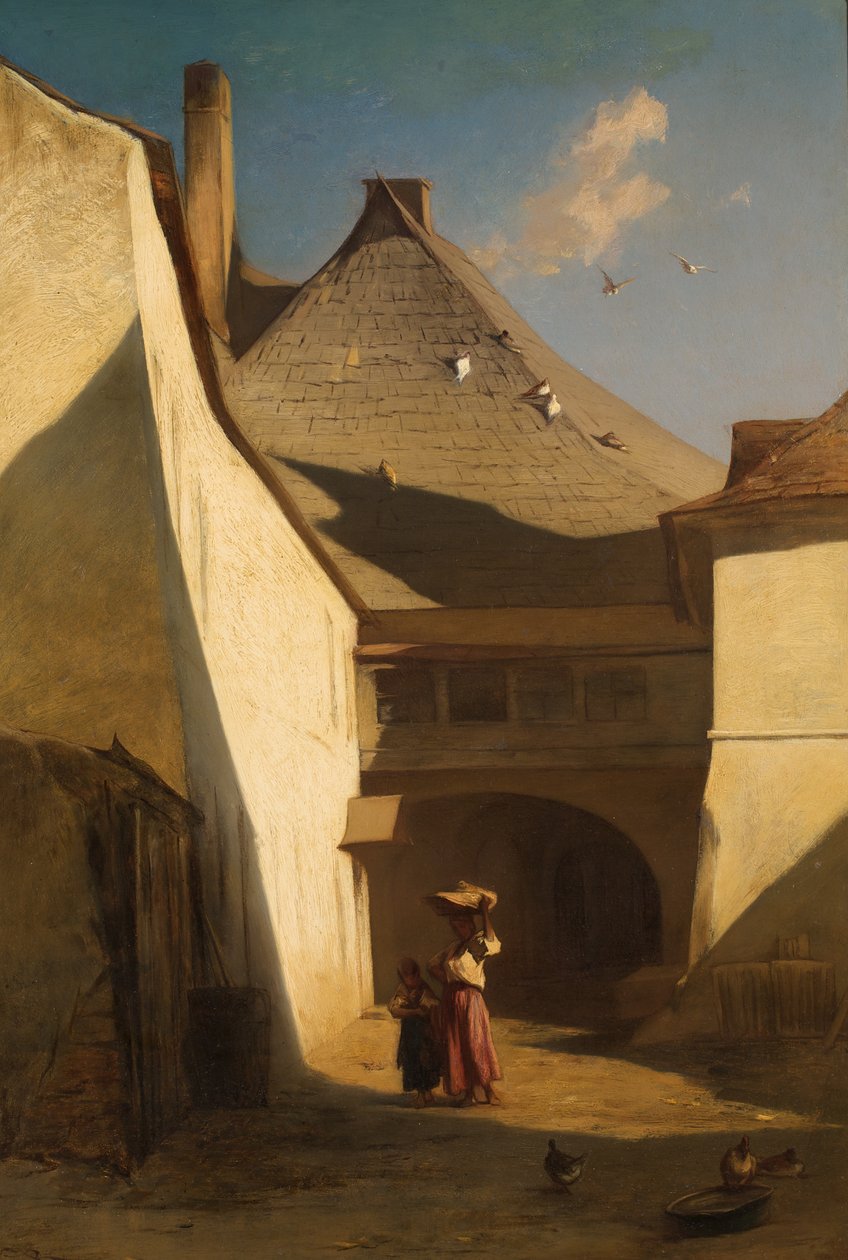 Ferme hongroise - Johann Gualbert Raffalt