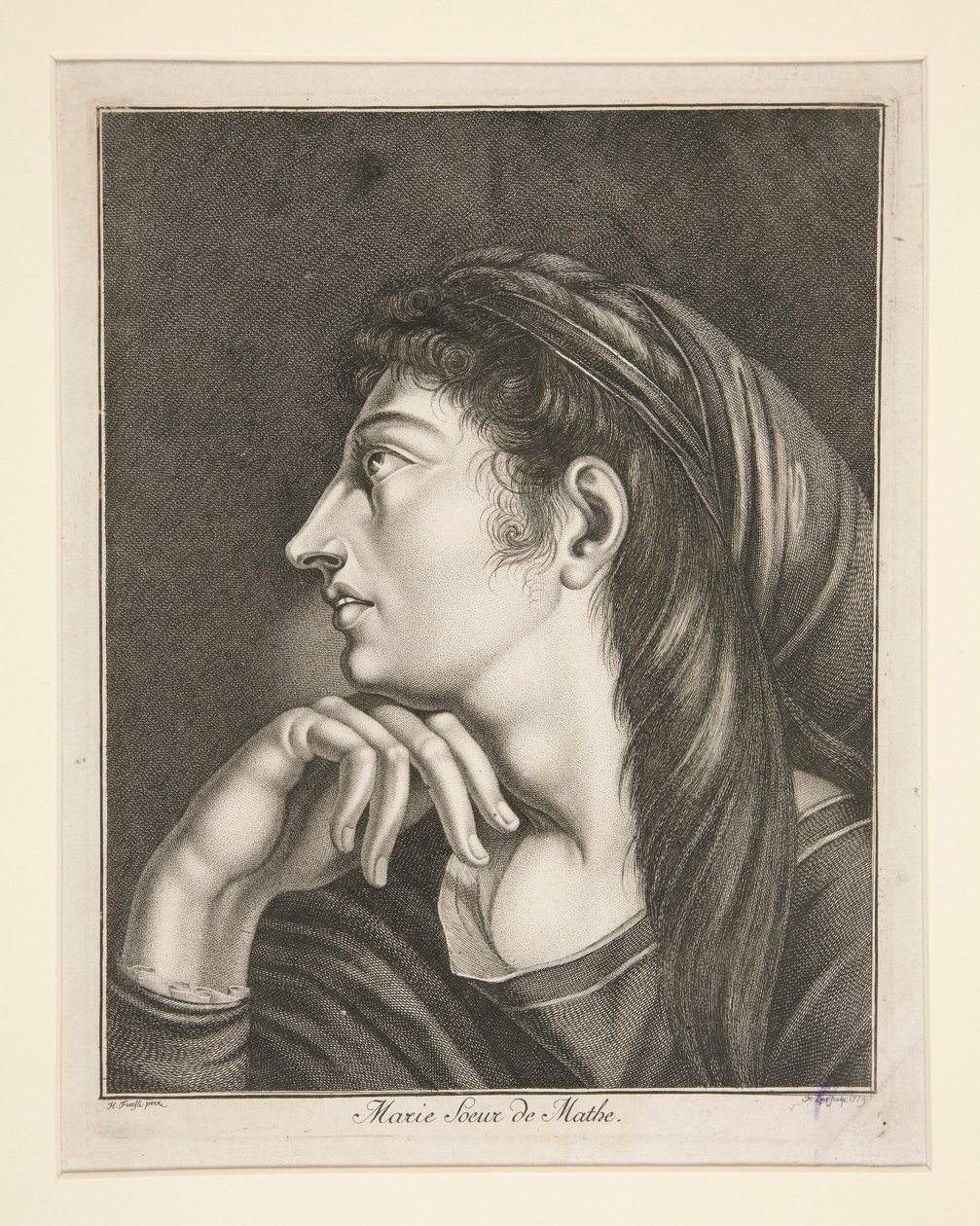 Marie sœur de Mathé - Johann Heinrich Lips