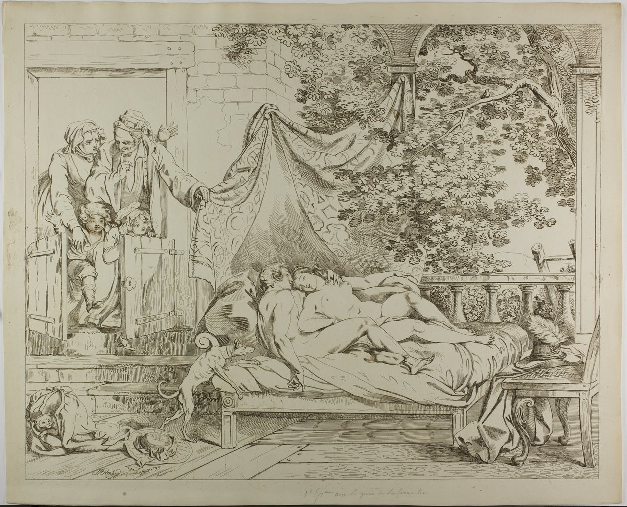 Les Amoureux - Johann Heinrich Ramberg