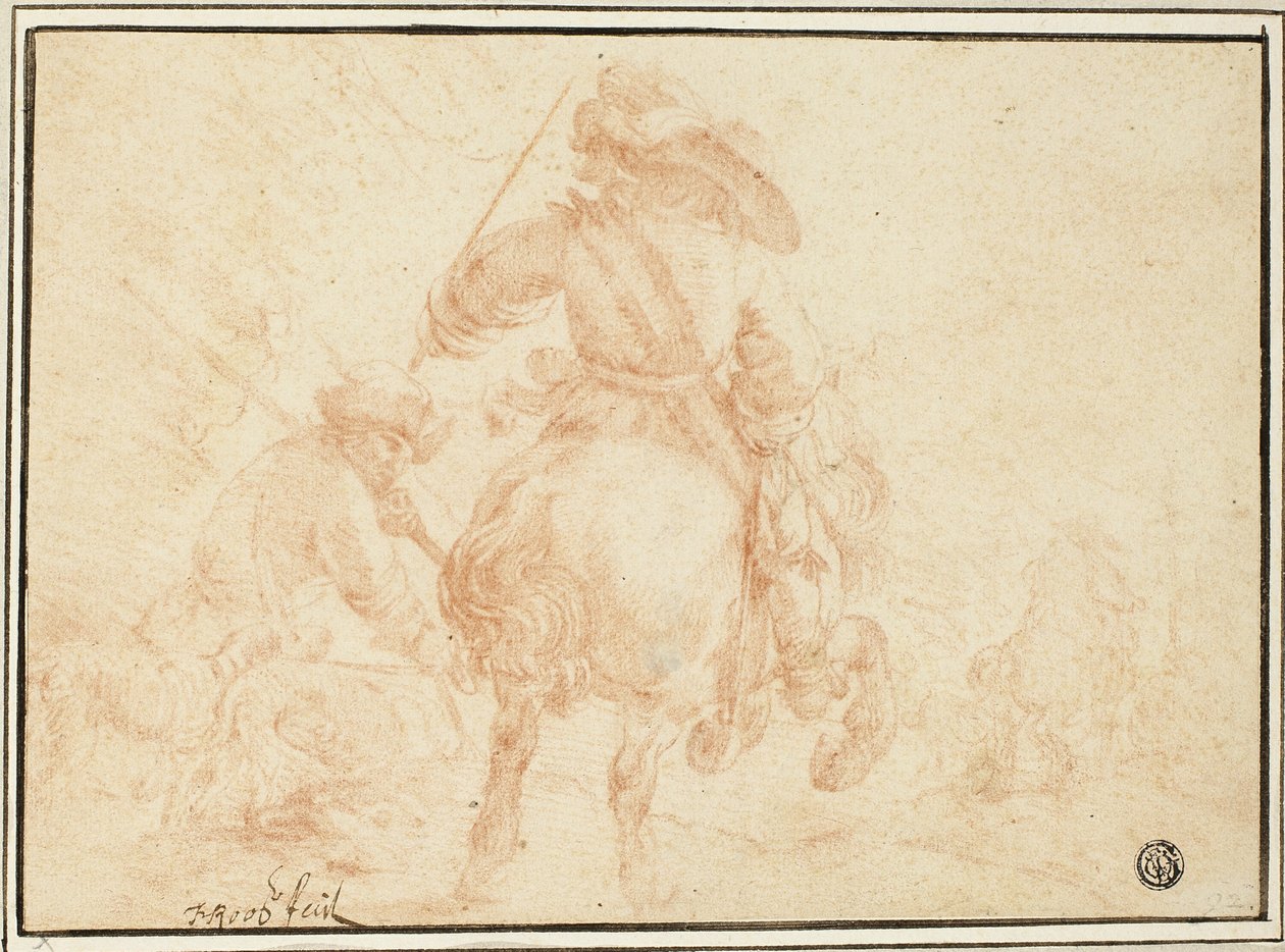 Soldats à cheval - Johann Heinrich Roos