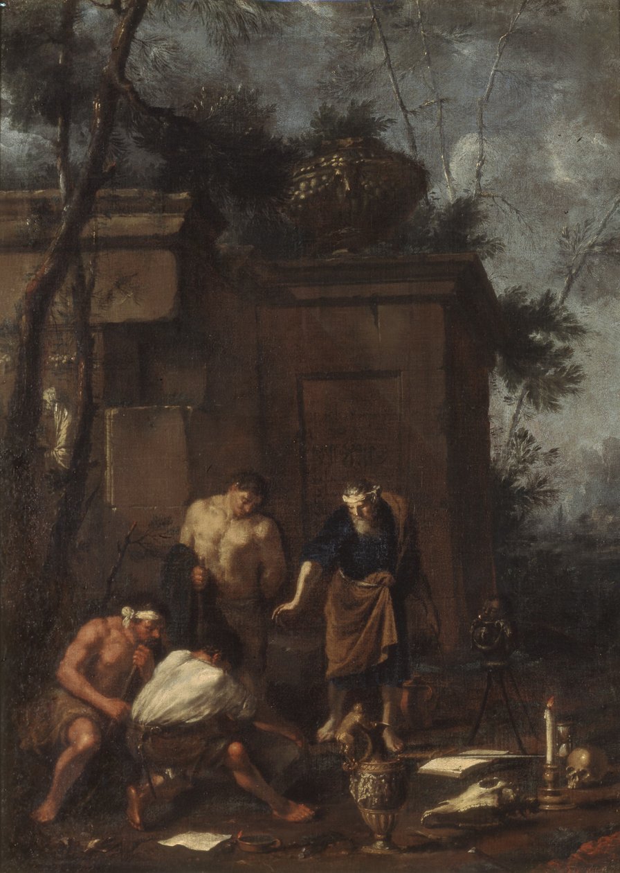 Chasseurs de trésors, années 1660 - Johann Heinrich Schoenfeld
