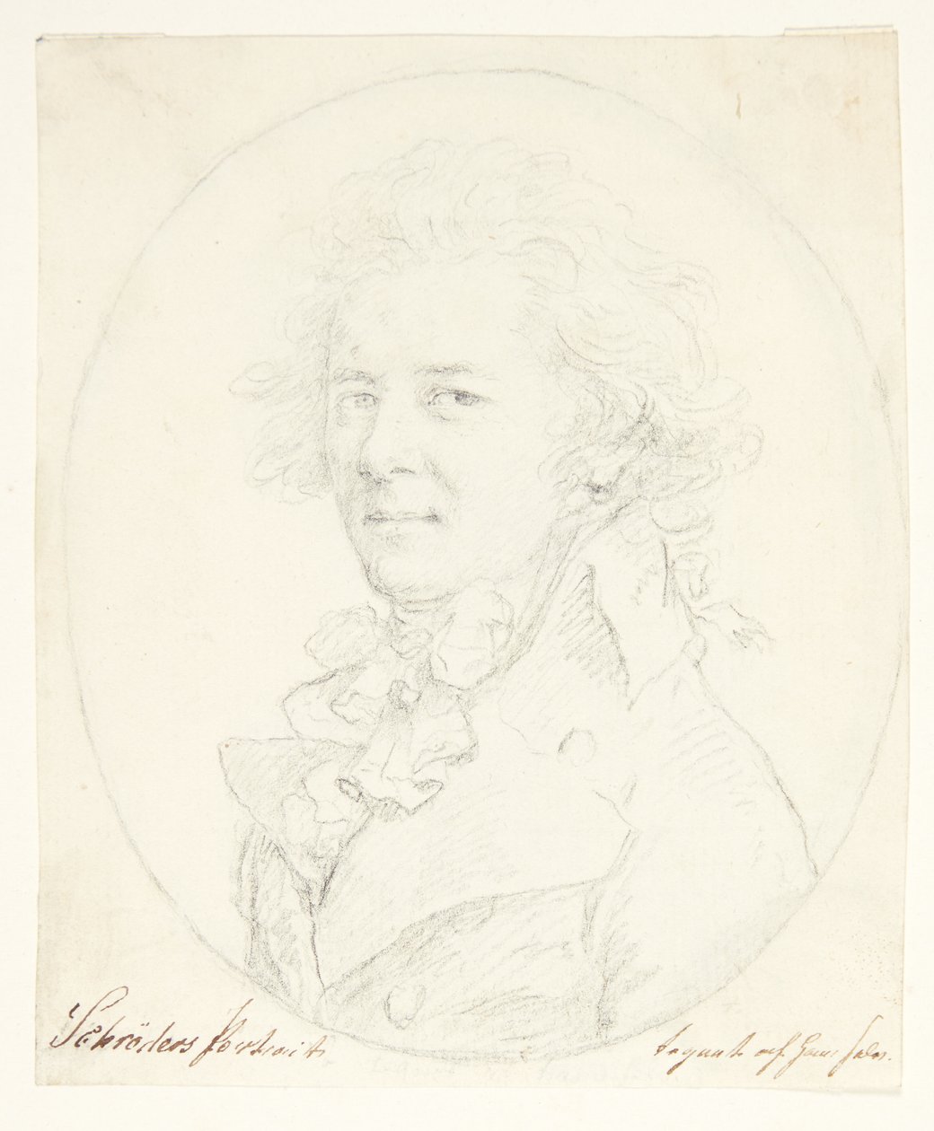 Autoportrait(?) - Johann Heinrich Schroder