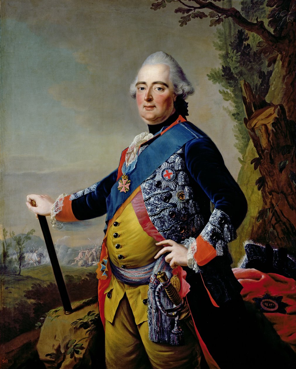 Frédéric II, Landgrave de Hesse-Cassel, vers 1773 - Johann Heinrich Tischbein