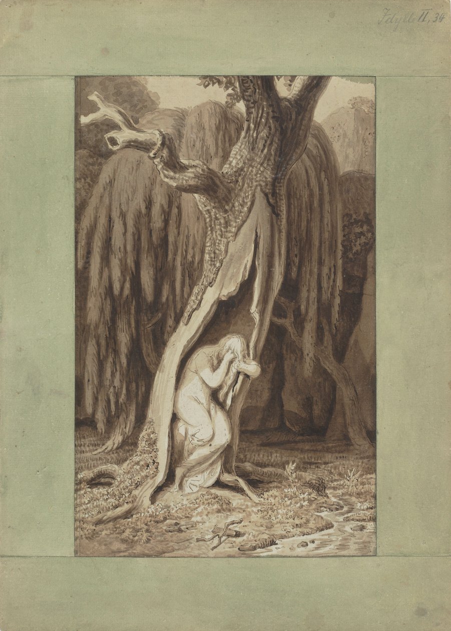 Dryade. Série Idylles, ca 1820 - Johann Heinrich Wilhelm Tischbein