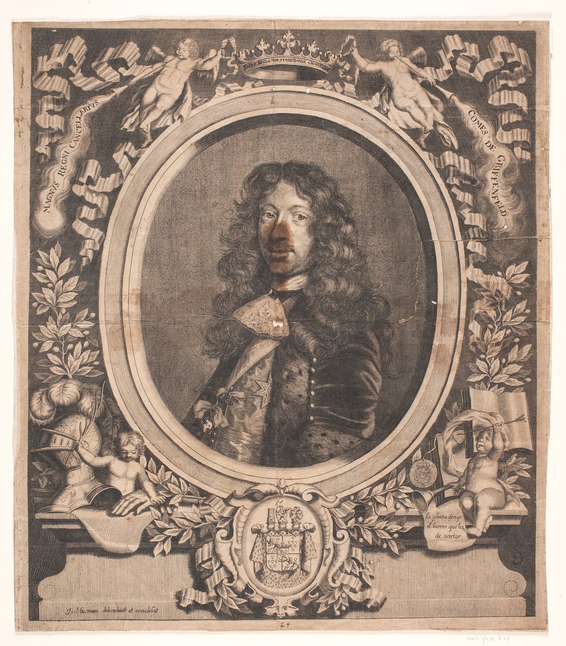 Griffenfeld en tant que chancelier royal - Johann Husman