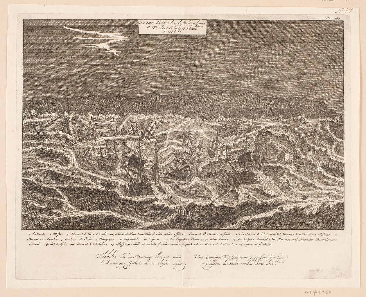 Naufrage près de Gulland, 1566 - Johann Husman