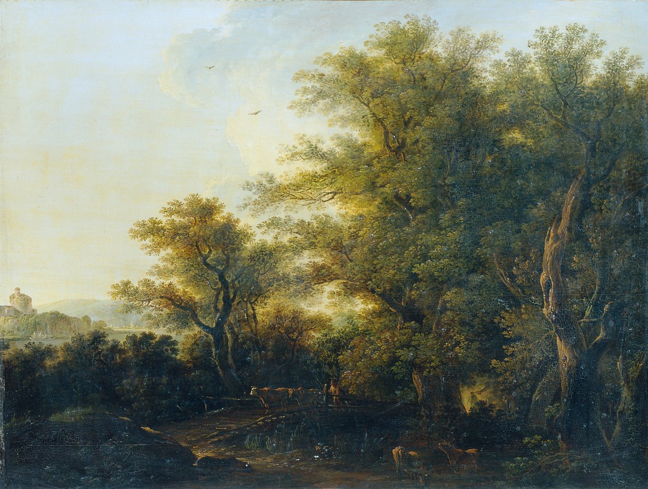 Sortie de la forêt - Johann Josef Schindler