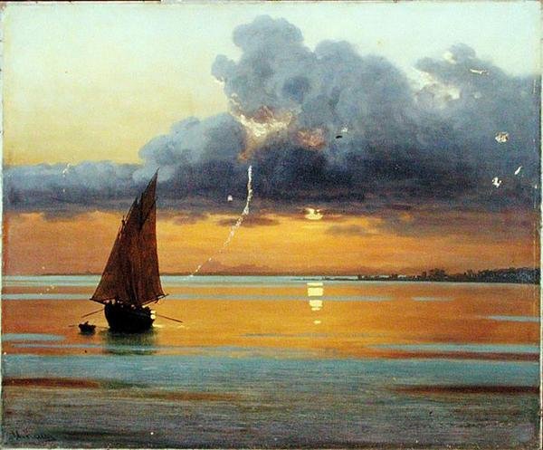 Coucher de Soleil en Crimée - Johann Koler