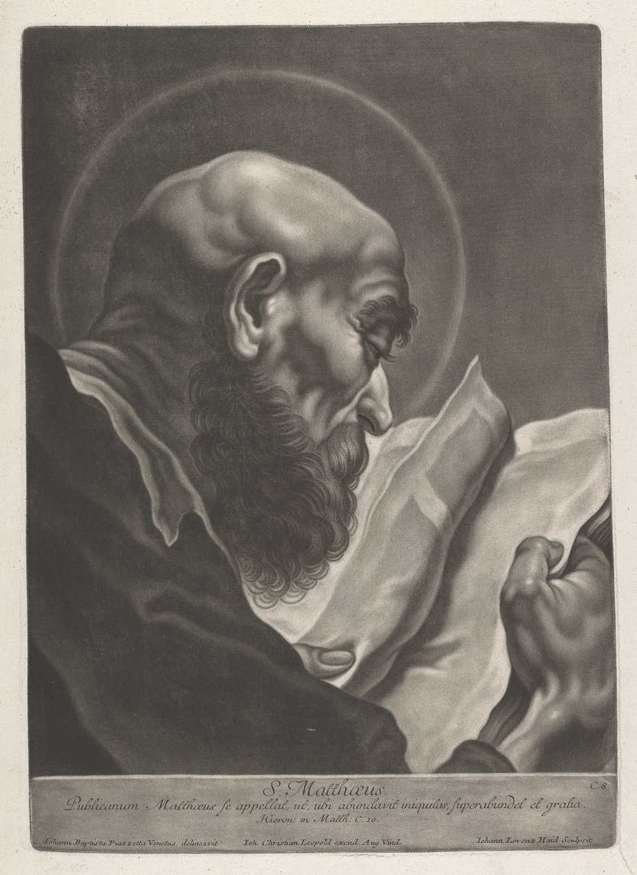 Saint Matthieu - Johann Lorenz Haid
