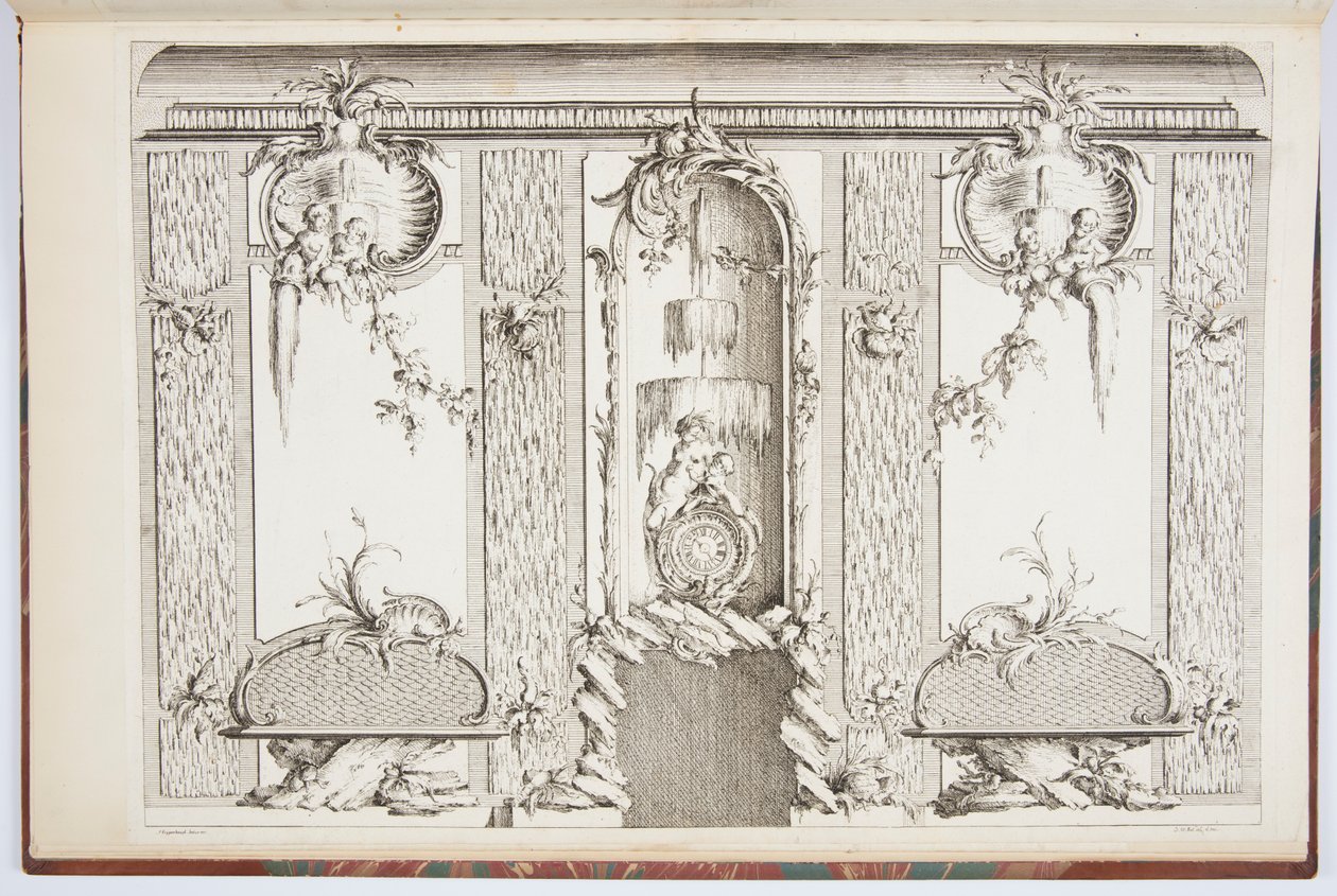Design pour un écran - Johann Michael Hoppenhaupt II