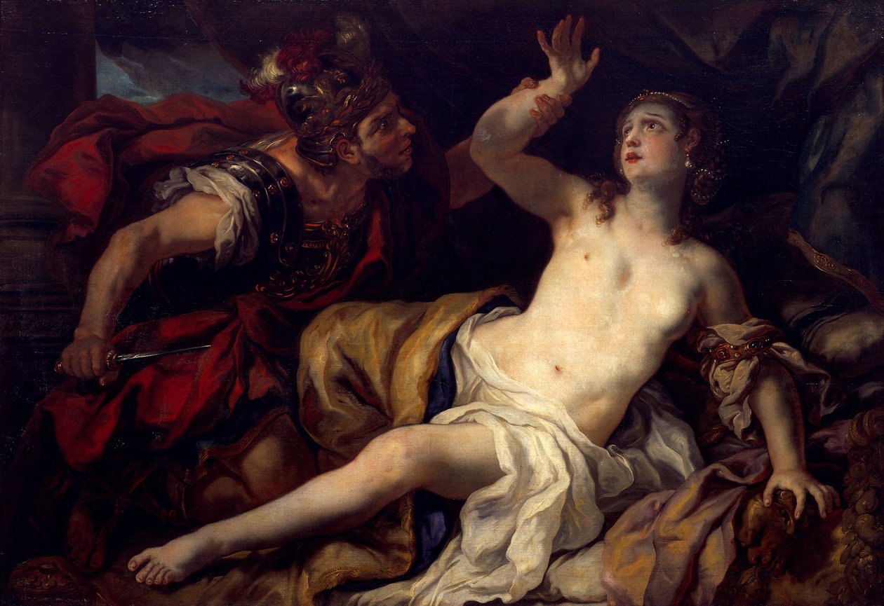 Tarquin et Lucrèce - Johann Michael Rottmayr