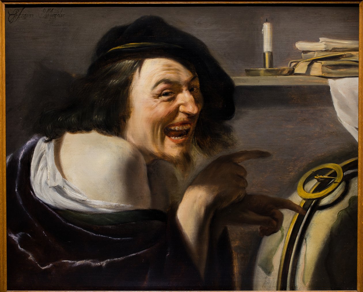 Démocrite, vers 1620 (Huile sur bois) - Johann Moreelse
