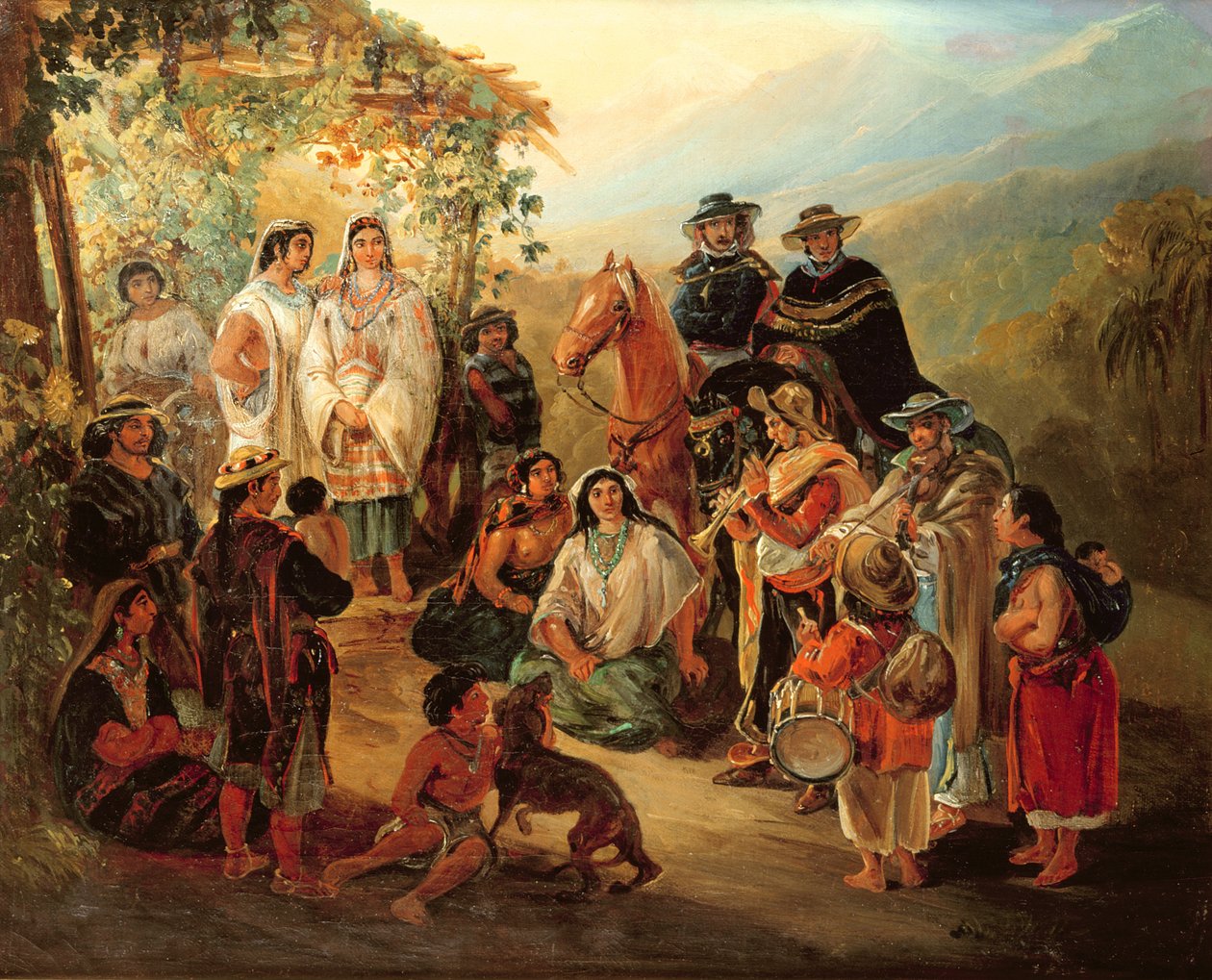 Costumes régionaux, 1850 - Johann Moritz Rugendas