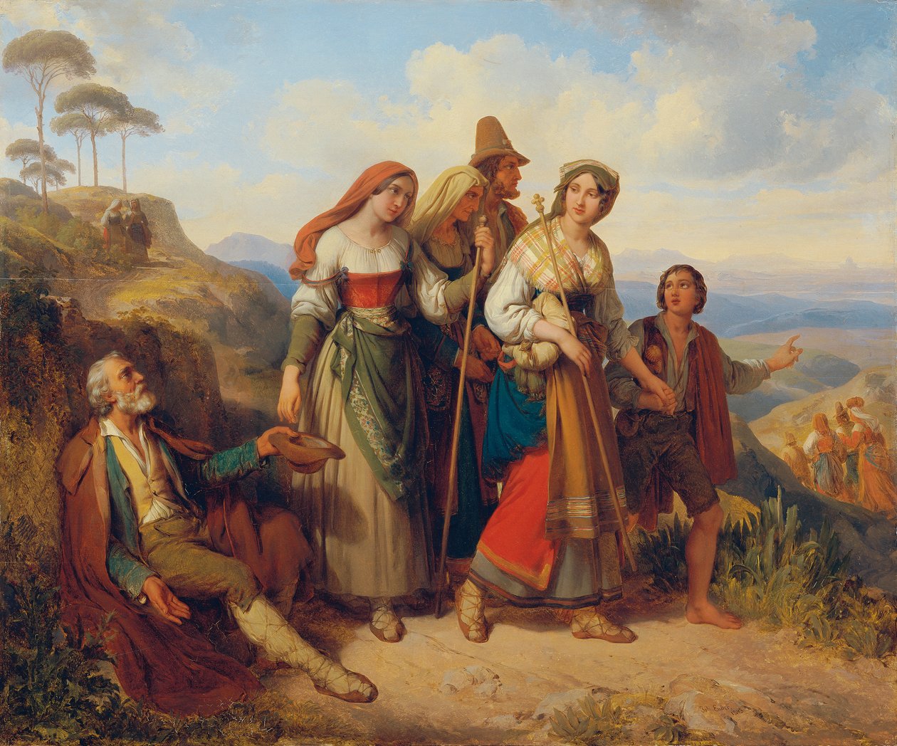 Pèlerins romains - Johann Nepomuk Ender