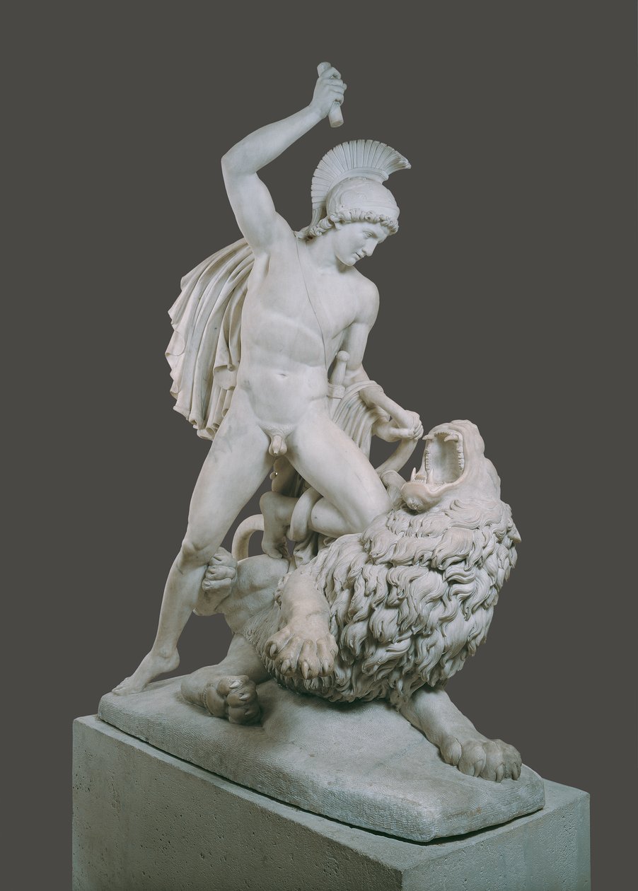Bellérophon combattant la Chimère - Johann Nepomuk Schaller