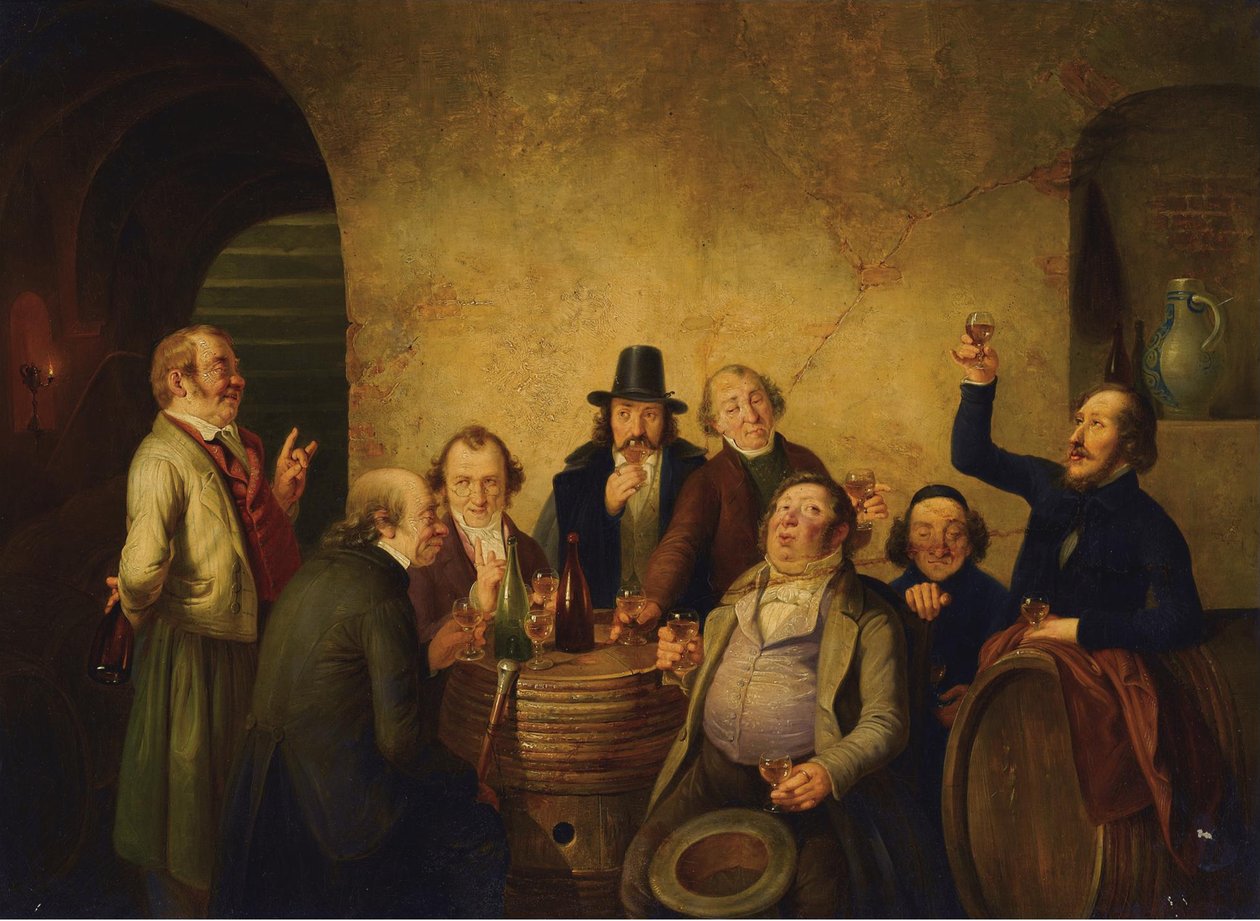 Dégustation de vin - Johann Peter Hasenclever