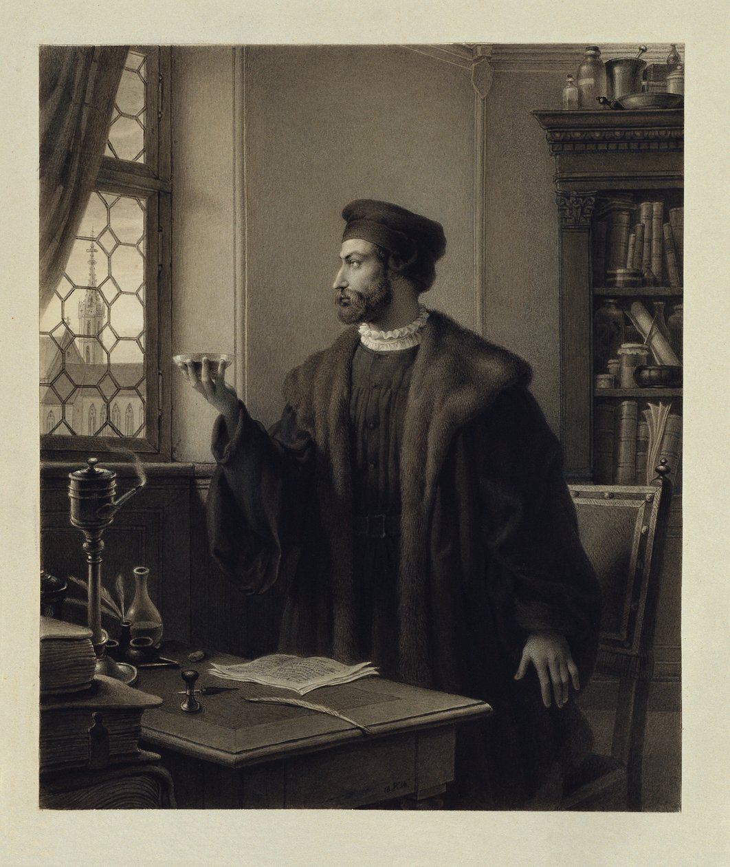 Faust dans le cabinet d