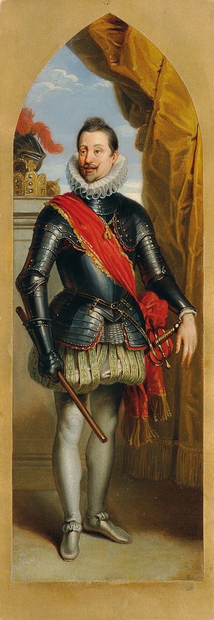 Empereur Ferdinand II debout - Johann Peter Krafft