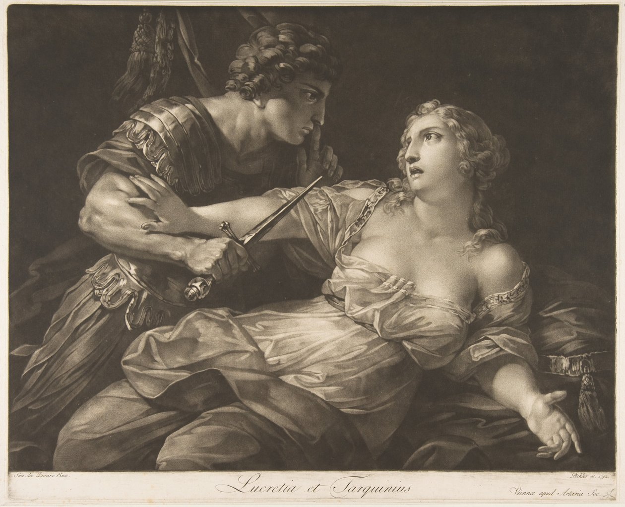 Tarquin et Lucrèce, 1792 - Johann Peter Pichler