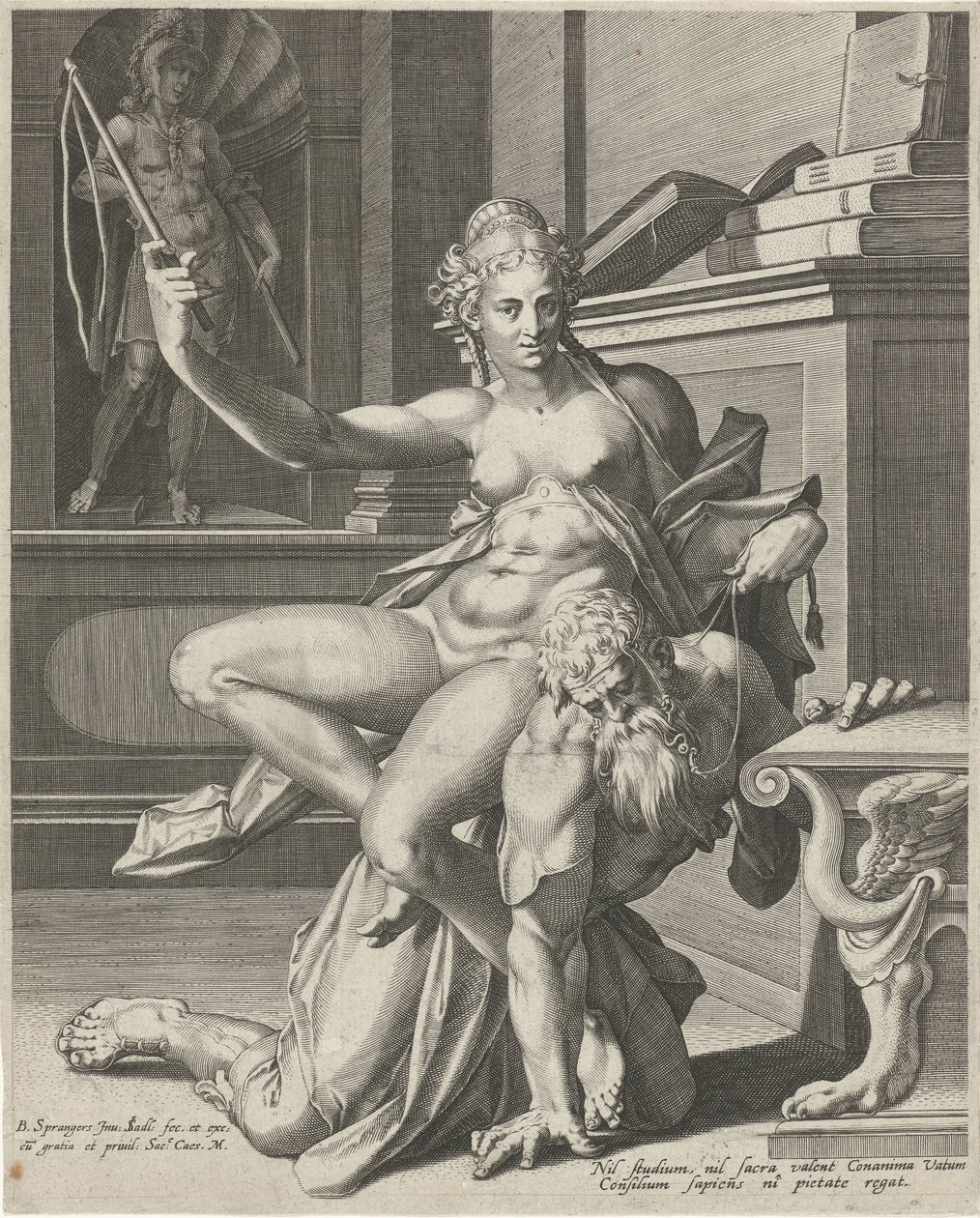 Aristote et Phyllis - Johann Sadeler (I)