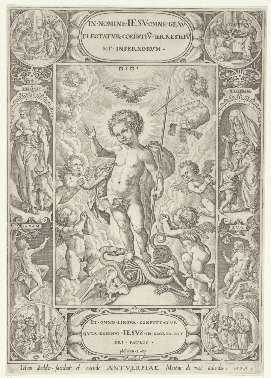 Christ enfant - Johann Sadeler (I)