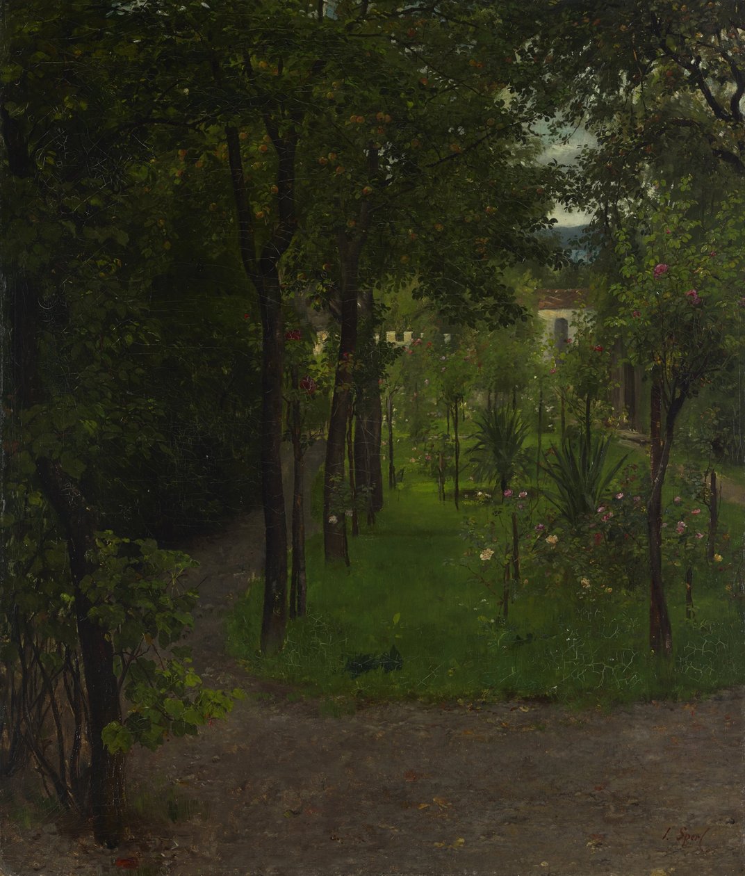 Le jardin du pharmacien Wimmer à Kraiburg - Johann Sperl