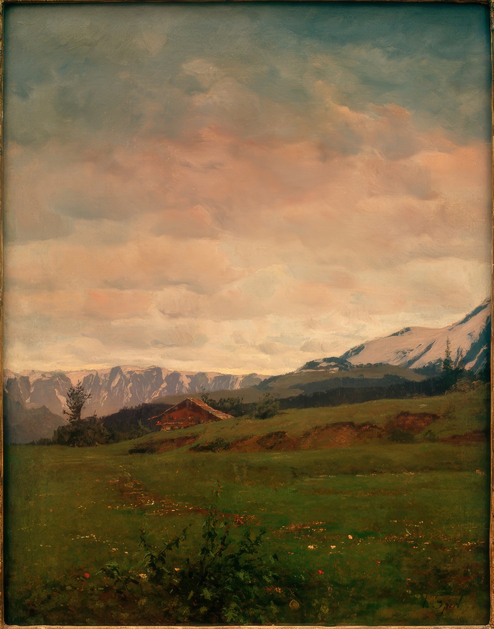 Printemps dans la montagne - Johann Sperl