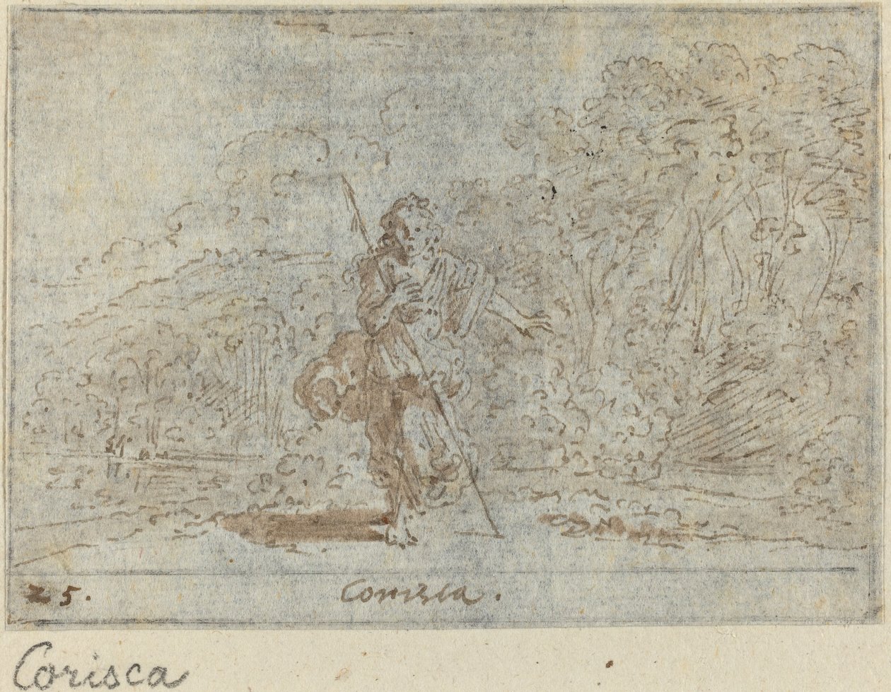 Corisca, 1640 - Johann Wilhelm Baur