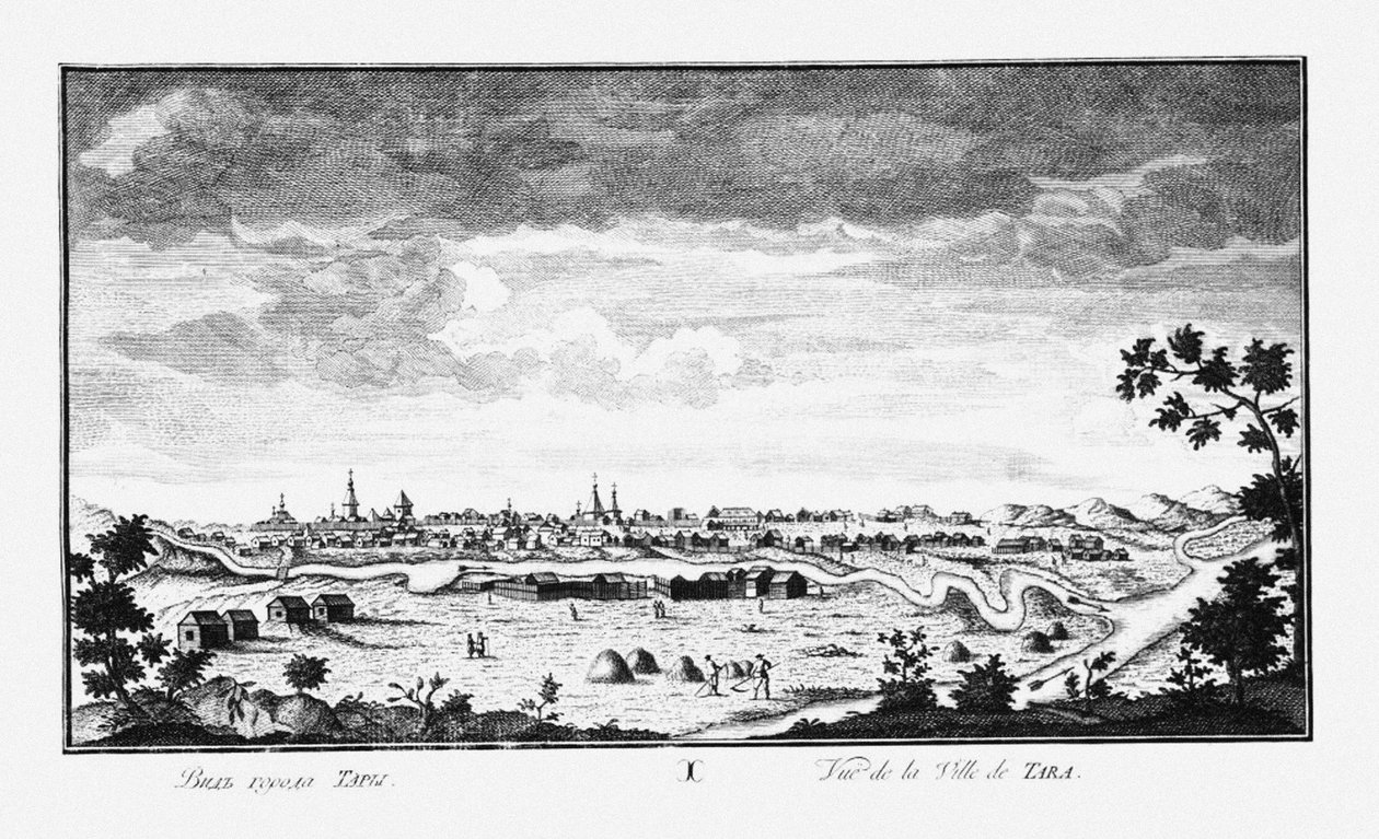 Vue de Tara, vers 1735 - Johann Wilhelm Lürsenius