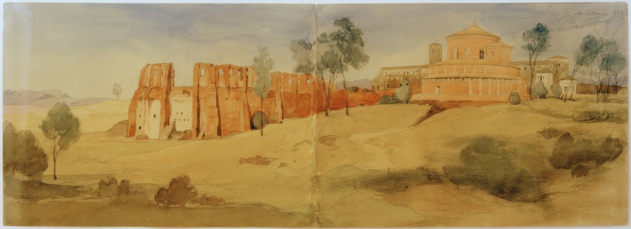 Vue sur Santa Costanza - Johann Wilhelm Schirmer