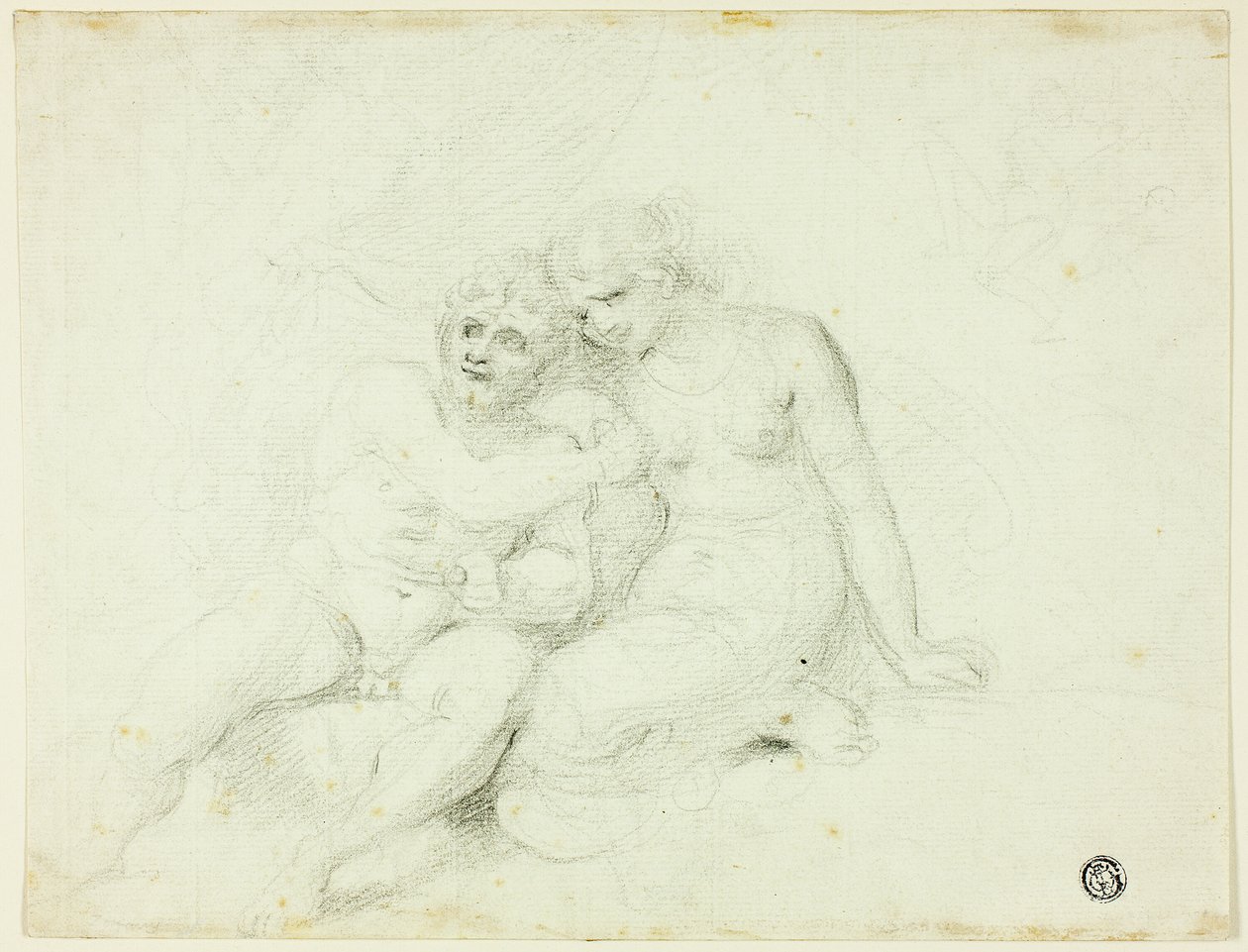 Homme assis près d